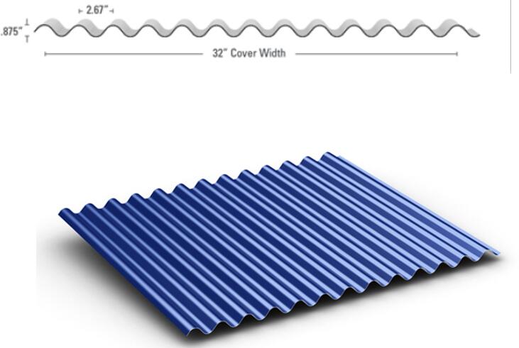 High speed metal corrugated roof tile making machine