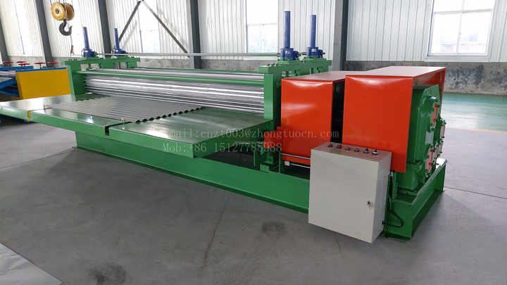 Barrel corrugated forming machine